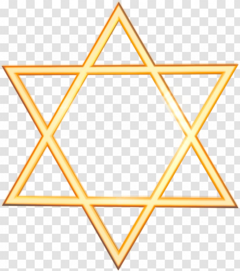 Vector Graphics Star Of David Image Flag Israel - Yellow - Symbol Transparent PNG