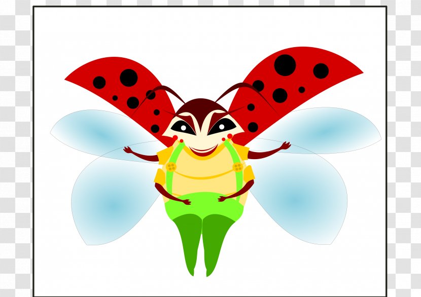 Butterfly Ladybird Beetle Clip Art - Moths And Butterflies Transparent PNG