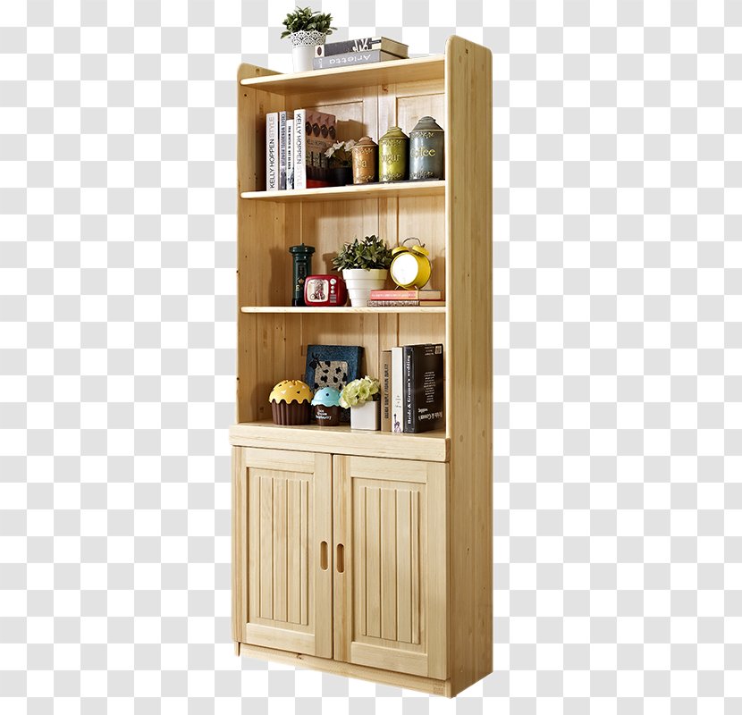 Bookcase Table Shelf Cabinetry Furniture - Chinese - Solid Wood Three Transparent PNG
