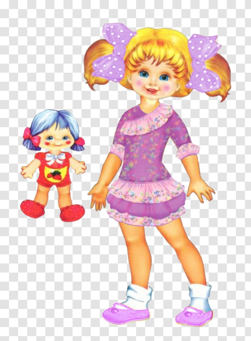 Barbie Toddler Cartoon Doll Transparent PNG