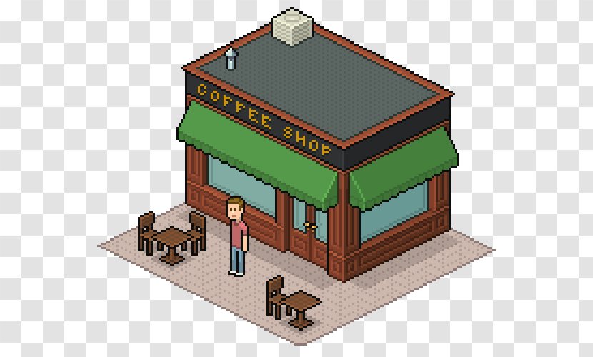 Isometric Graphics In Video Games And Pixel Art Projection - Roof Transparent PNG