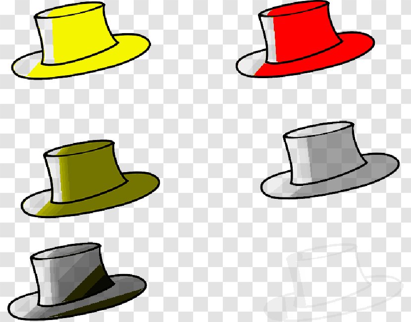 Six Thinking Hats Clip Art Clothing Vector Graphics - Creativity - Red Headed Hostess Transparent PNG