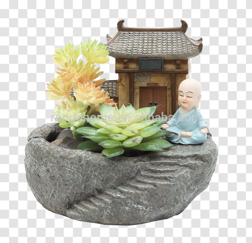 Flowerpot Ceramic Japanese Rock Garden Succulent Plant Transparent PNG