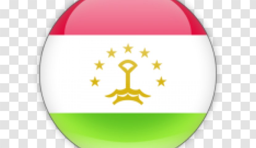 Flag Cartoon - Emblem Of Tajikistan - Cross Sticker Transparent PNG
