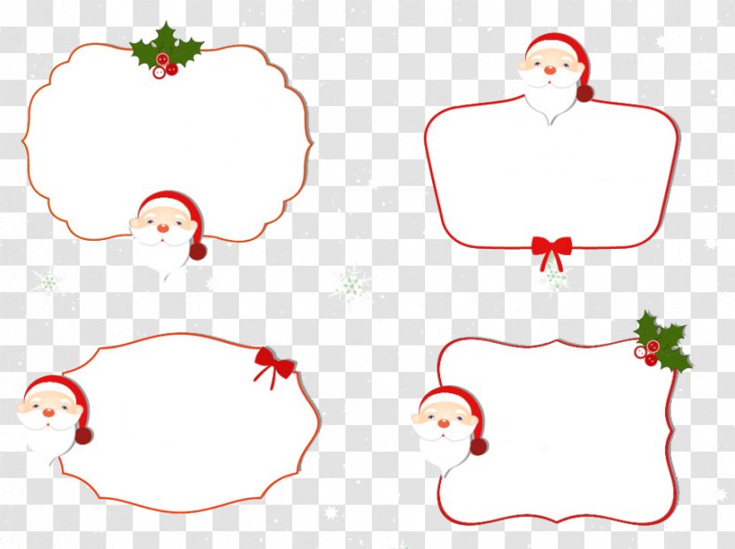 Pxe8re Noxebl Santa Claus Christmas - Frame - Box Transparent PNG