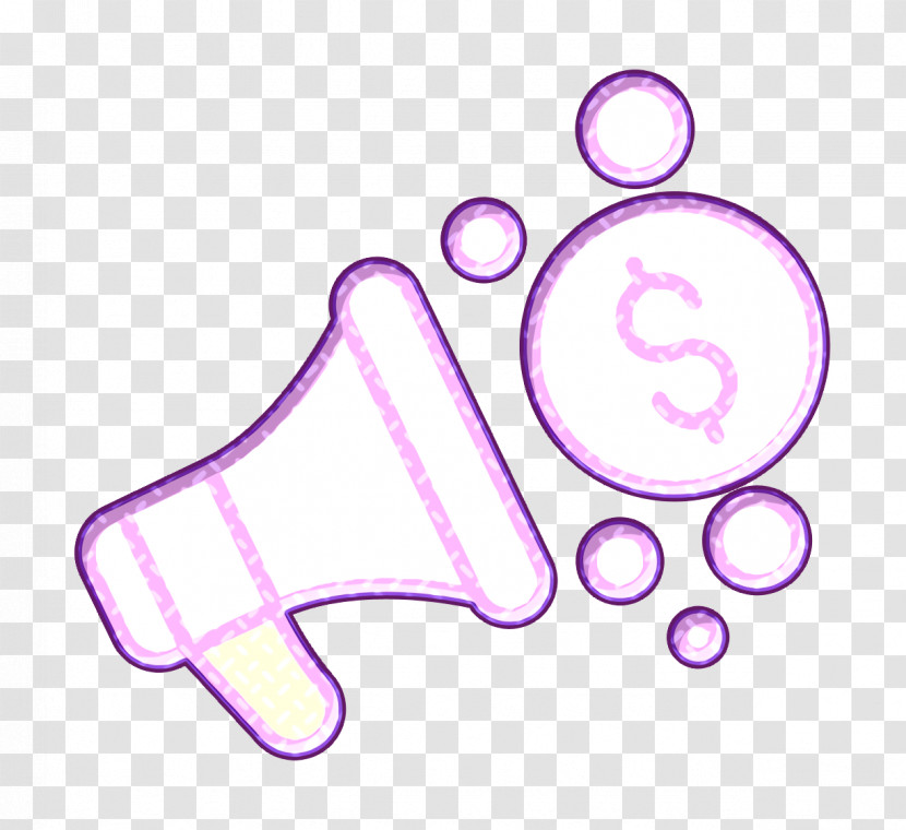 Investment Icon Megaphone Icon Business And Finance Icon Transparent PNG