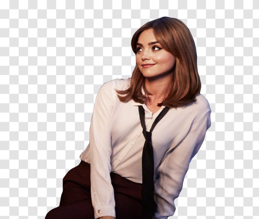 Jenna Coleman Clara Oswald Doctor Who Twelfth - White Collar Worker Transparent PNG