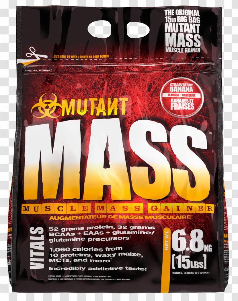 Dietary Supplement Whey Protein Mutant Mass - Maltodextrin Transparent PNG