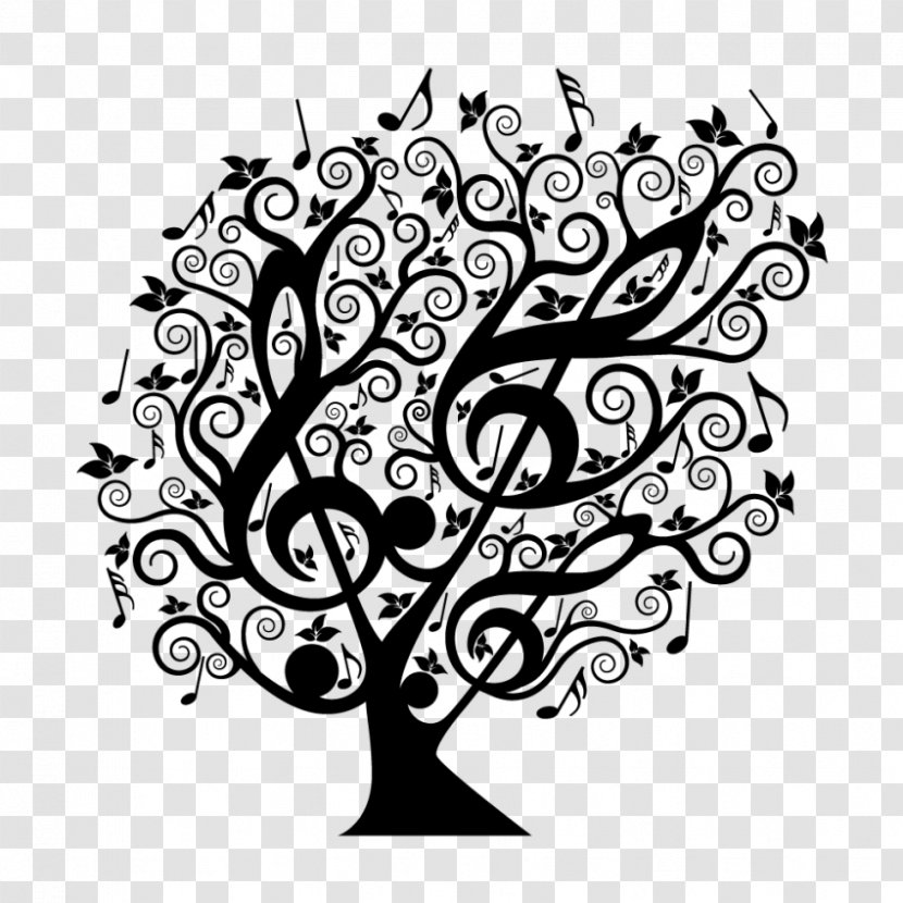 Musical Theatre Note Clef Choir - Tree Transparent PNG