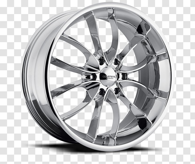 Alloy Wheel Spoke Rim Sizing - Chrome Plating - Chromium Plated Transparent PNG