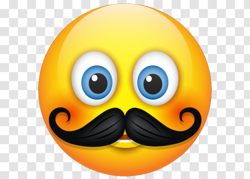 Smiley Emoticon Emoji T-shirt Moustache - Online Chat Transparent PNG