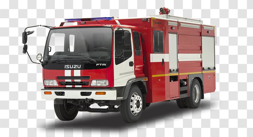 Fire Engine Isuzu Motors Ltd. Car Department Firefighter - Dump Truck Transparent PNG
