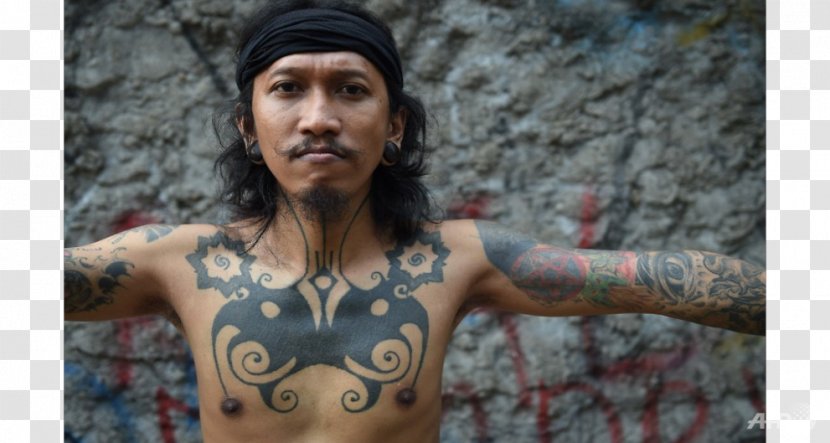 Indonesia Tattoo Artist Dayak People Flash - Heart - Indonesian Culture Transparent PNG