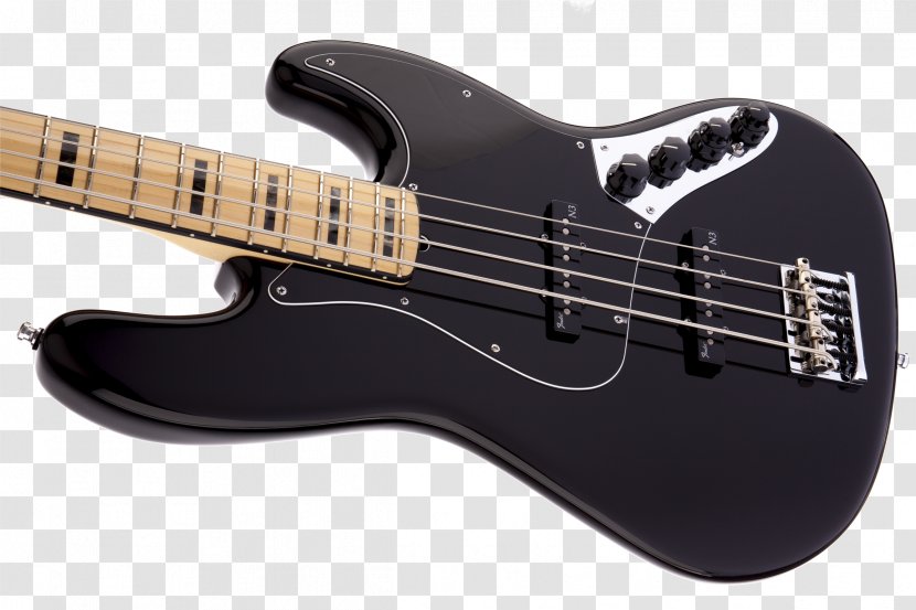 Bass Guitar Acoustic-electric Fender Jazz Jaguar - Watercolor Transparent PNG
