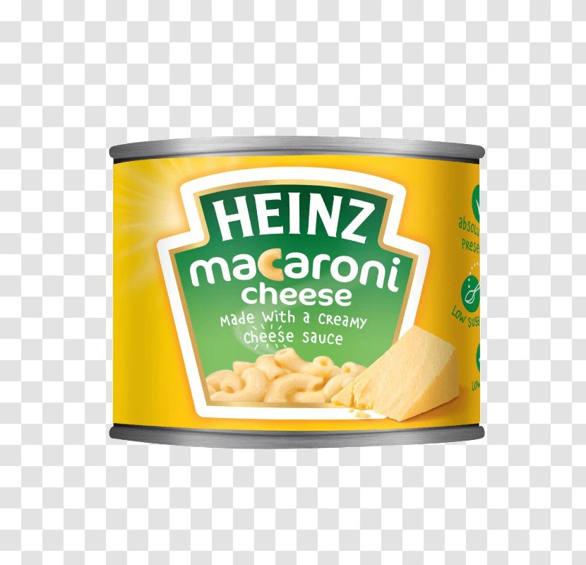 Vegetarian Cuisine Dish Condiment Heinz Macaroni Cheese Flavor - Food - Delicious Transparent PNG