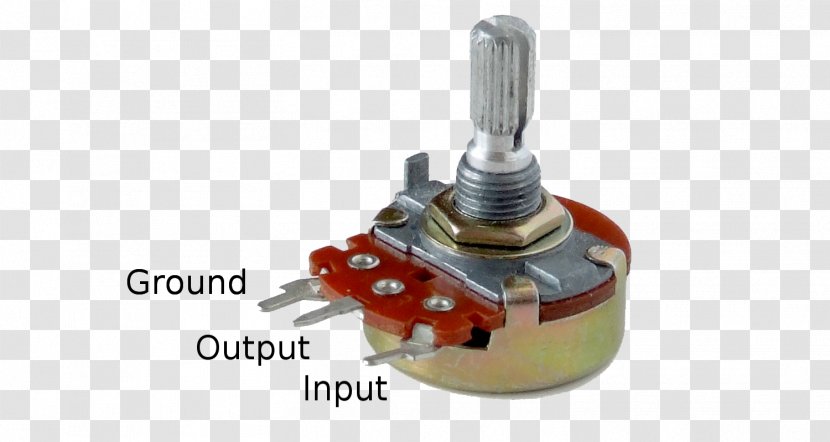 Potentiometer Resistor Datasheet Electronics Electronic Circuit - Pinout - Trimmer Transparent PNG