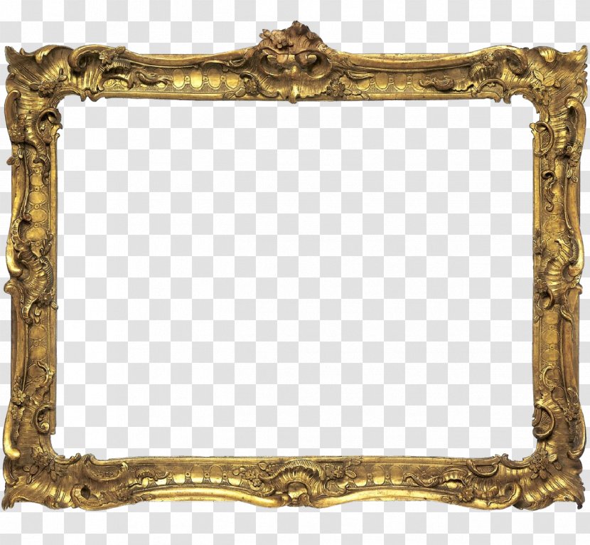 Picture Frame - Metal - Mirror Transparent PNG