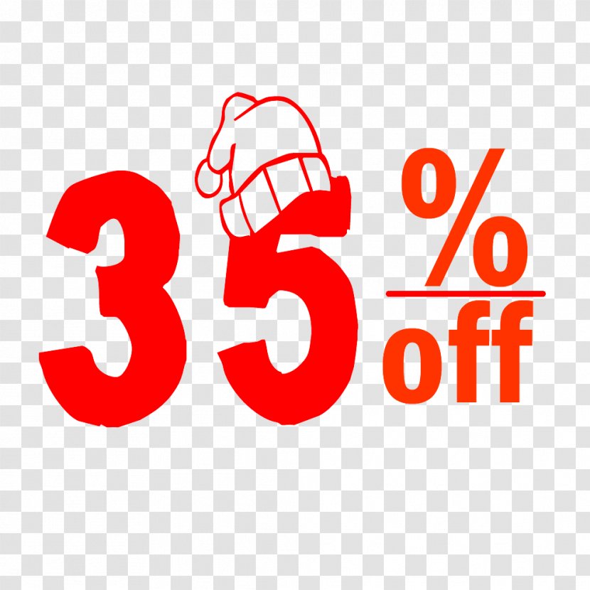 Christmas 35% Discount Tag. - Mercury Hotel - Parent Transparent PNG