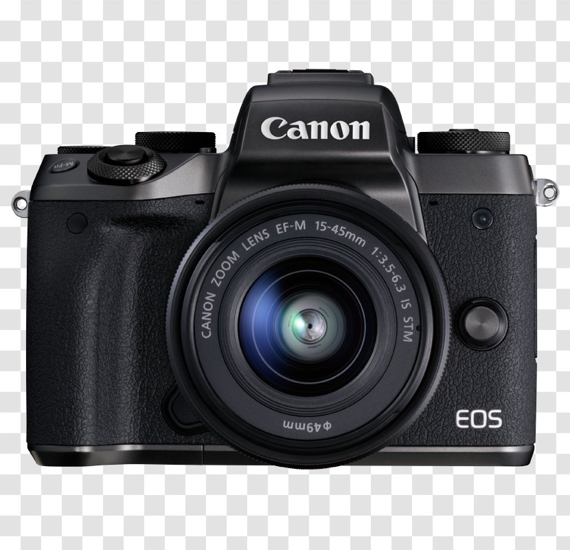 Canon EOS M5 M6 M100 Mirrorless Interchangeable-lens Camera - Eos Transparent PNG