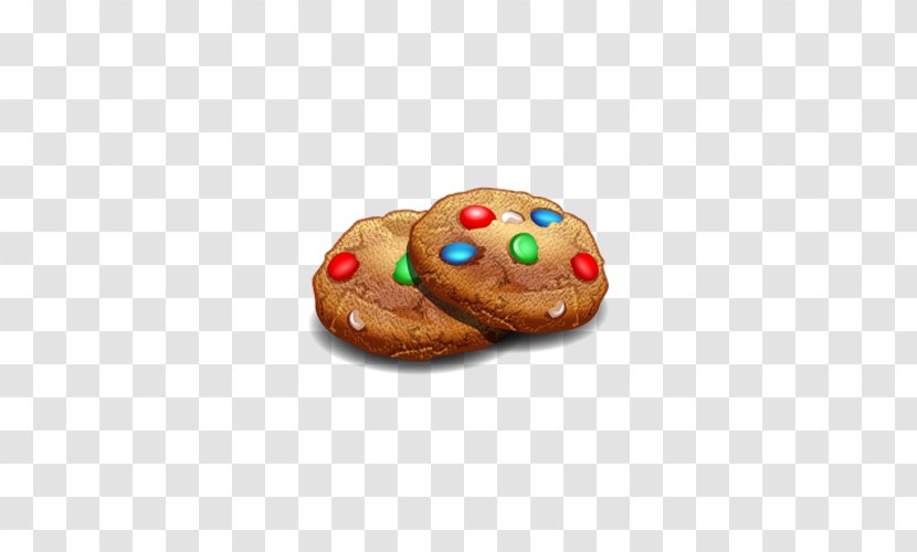 Chocolate Chip Cookie ICO Icon - Christmas - Two Cartoon Biscuit Transparent PNG