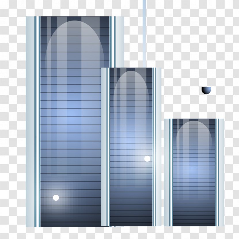 Blue Building - Skyscrapers Transparent PNG