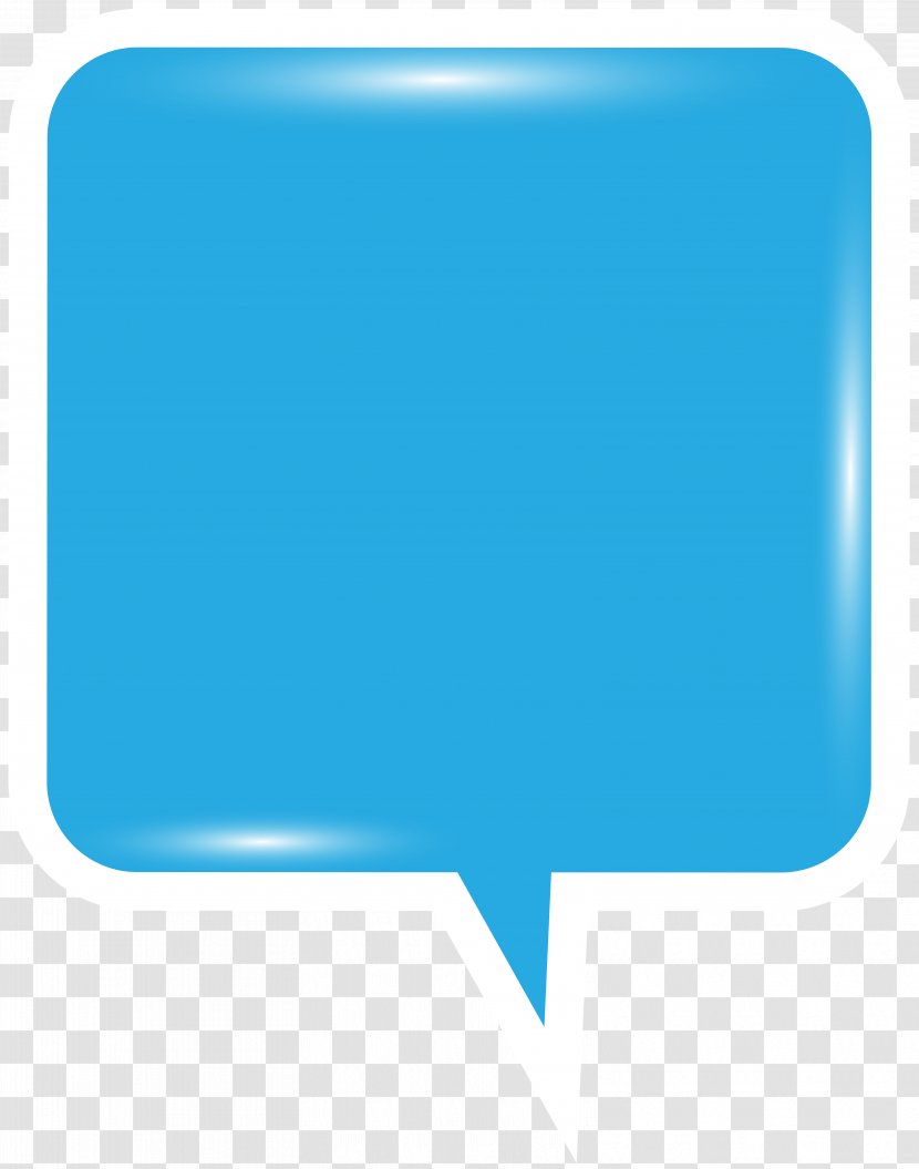 Blue Turquoise Font - Cobalt - Bubble Speech Clip Art Image Transparent PNG