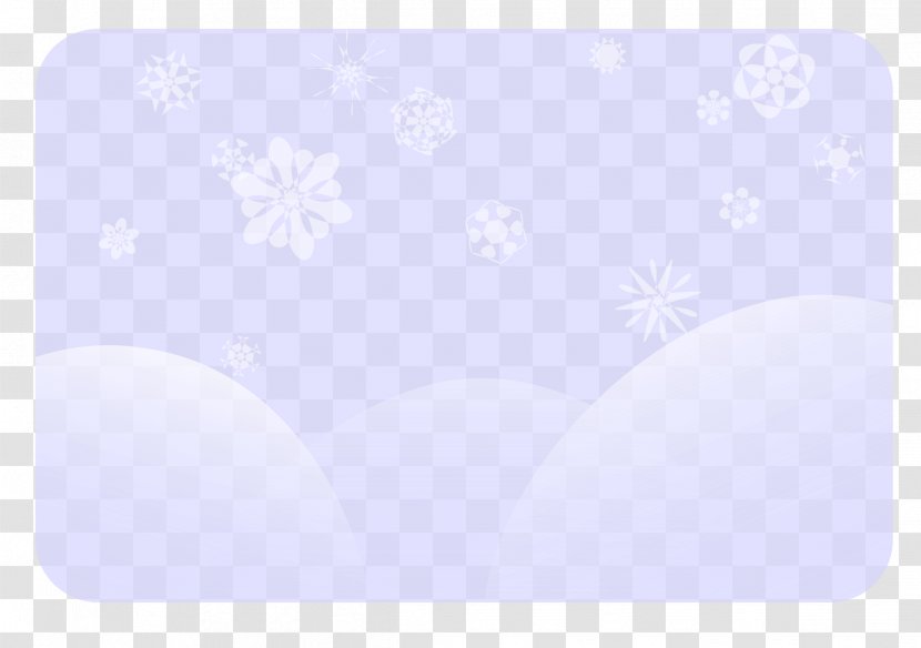 Desktop Wallpaper Purple Pattern - Falling Snow Transparent PNG