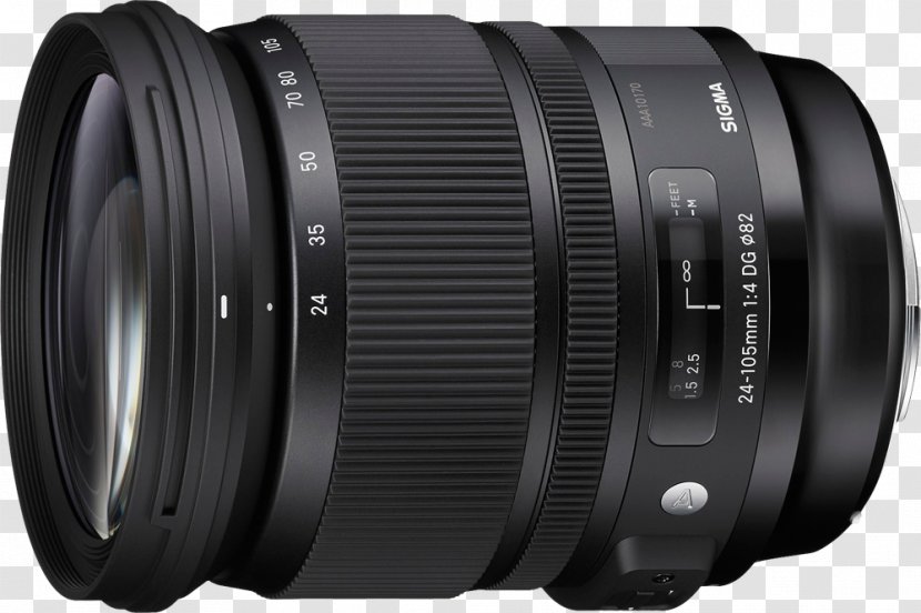 Canon EF Lens Mount Sigma 50mm F/1.4 DG HSM A 24–105mm 30mm EX DC Corporation - Telephoto - Camera Transparent PNG