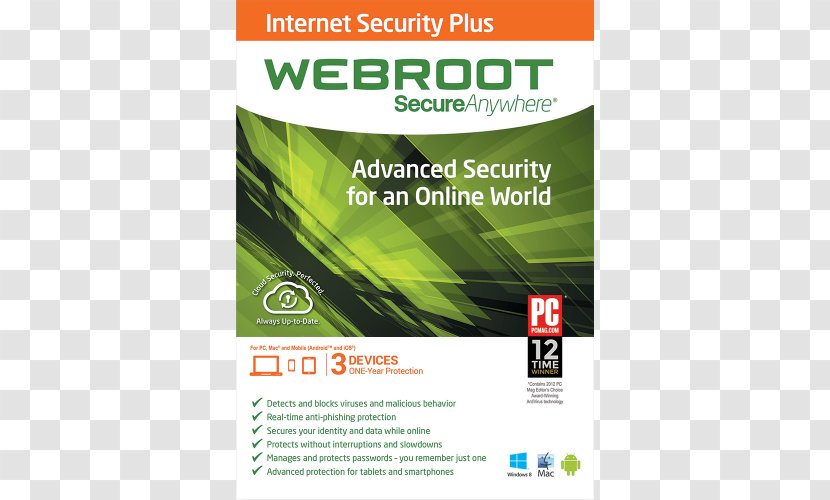 Webroot SecureAnywhere AntiVirus Internet Security Essentials - Display Advertising - Lavasoft Transparent PNG
