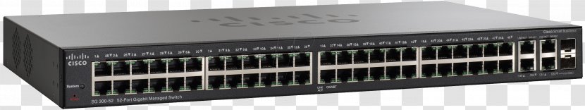 Network Switch Gigabit Ethernet Cisco Small Business SG300 Power Over Systems Transparent PNG
