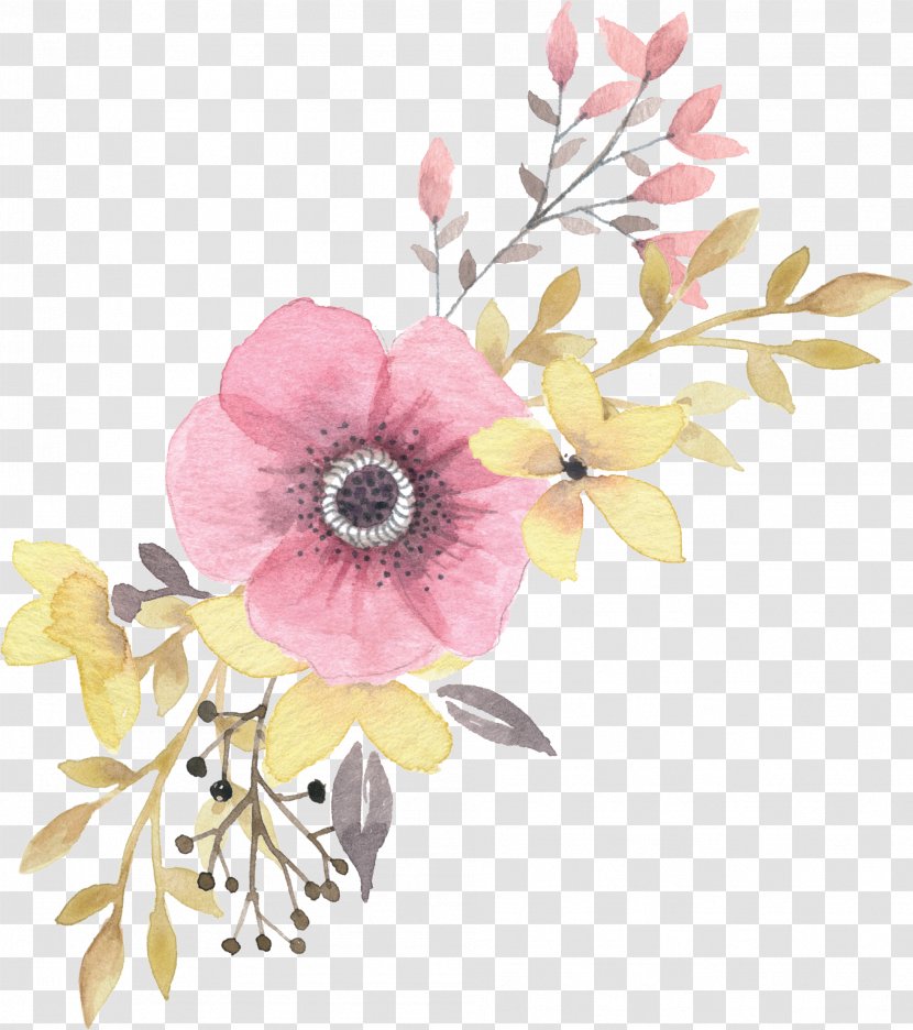 Floral Design Flower Watercolor Painting - Arranging - Decoration Transparent PNG