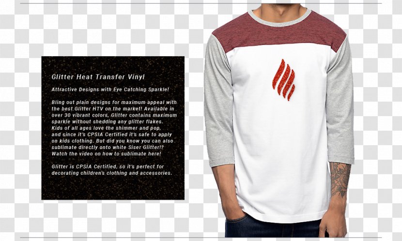 T-shirt Jersey Sleeve Baseball Heat Transfer Vinyl Transparent PNG