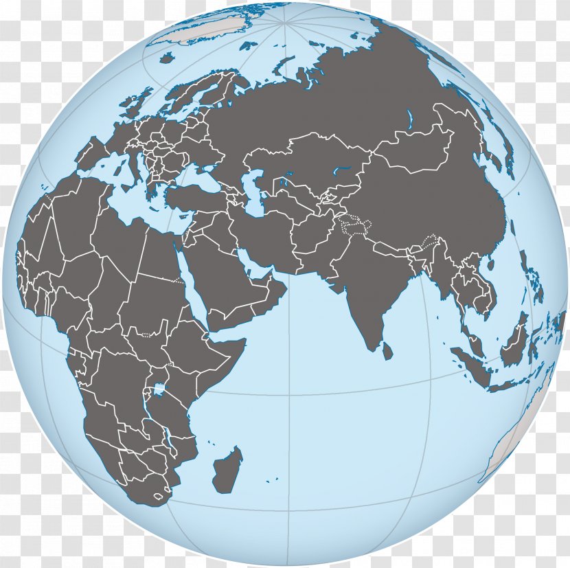 Europe Africa Afro-Eurasia Old World Eastern Hemisphere - Planet - Global Transparent PNG