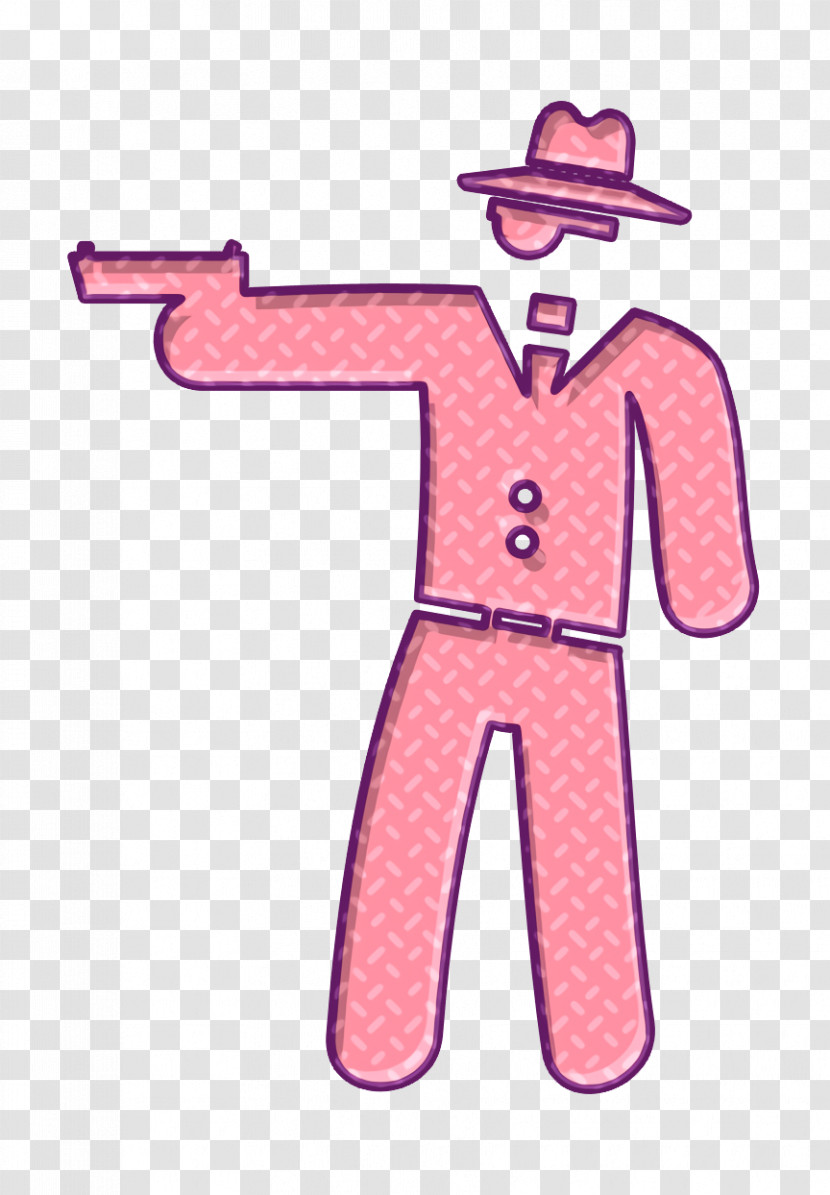 Gun Icon Criminal Heist Icon People Icon Transparent PNG