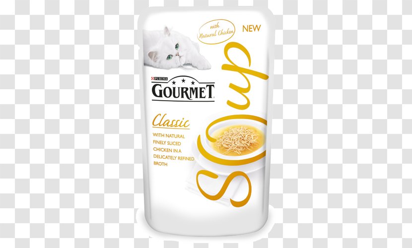 Chicken Soup Cat Food Nestlé Purina PetCare Company Broth - Gourmet - Order Meal Transparent PNG