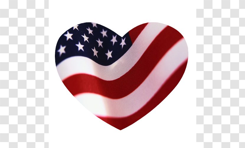 Flag Of The United States Heart Clip Art - Cliparts Transparent PNG