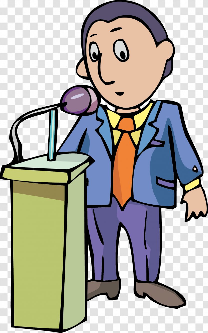 Microphone Clip Art - Professional - The Man Talking Transparent PNG