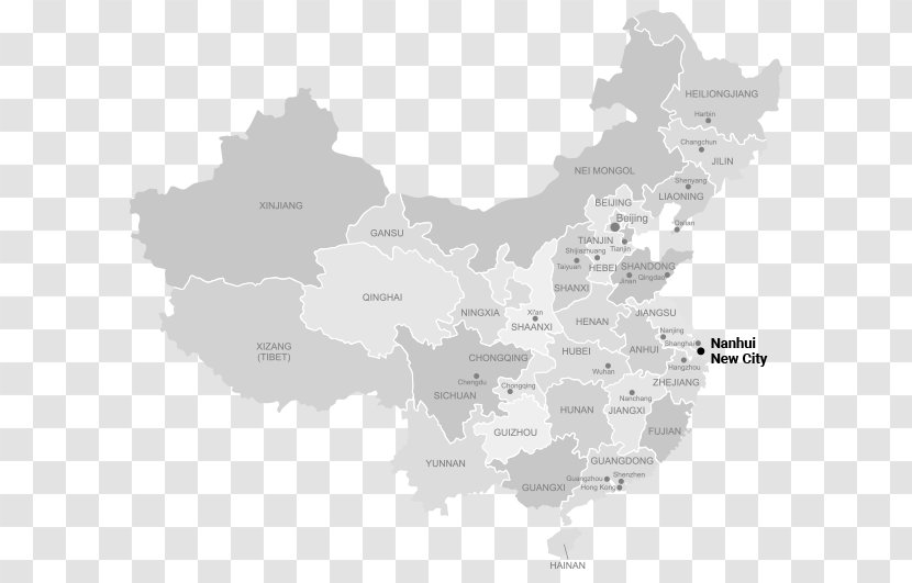 China Vector Map Royalty-free - Provinces Of Transparent PNG