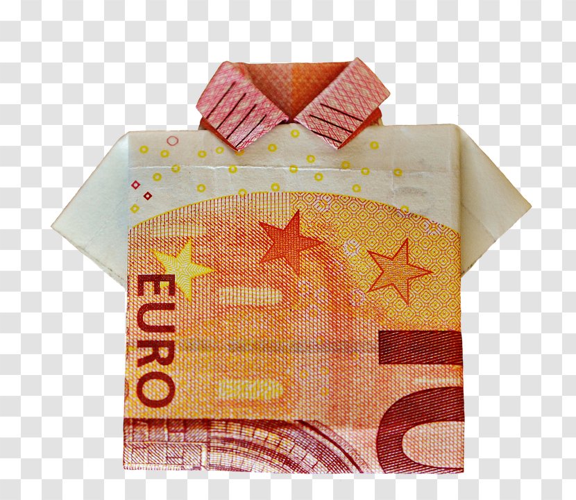 Money European Central Bank Loan United States Dollar - Flower - Folded Shirts Transparent PNG