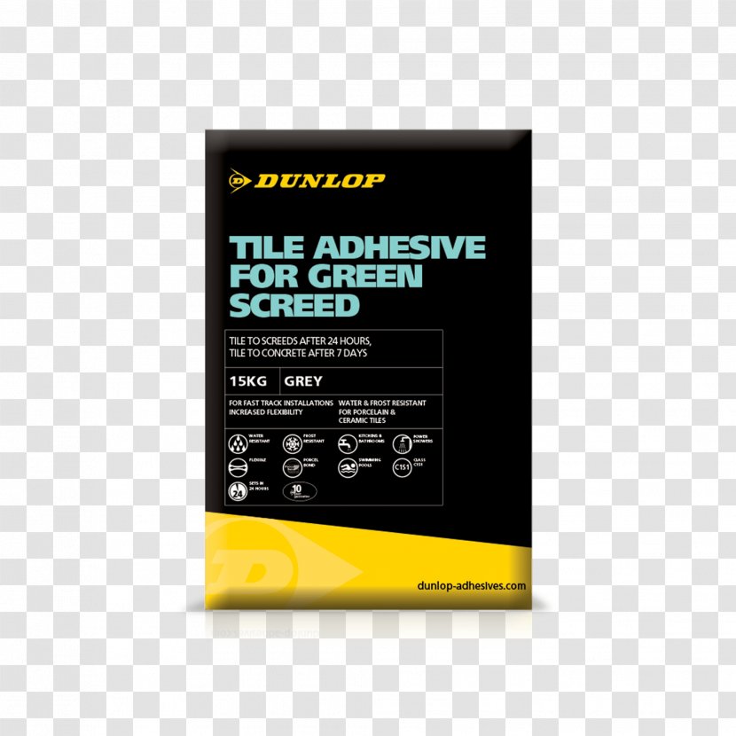 Tile Grout Adhesive Floor Screed - Sealant - Dunlop Transparent PNG