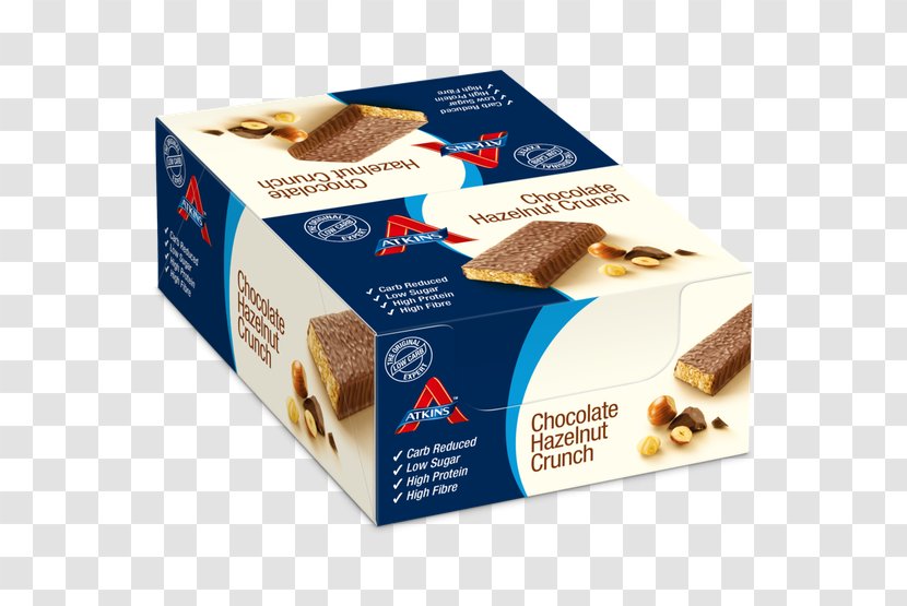 Chocolate Brownie Fudge Bar Atkins Diet - Food - Hazelnut Transparent PNG