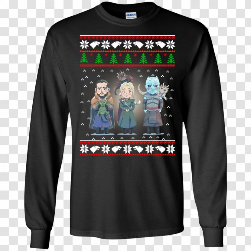 Long-sleeved T-shirt Hoodie Clothing - Outerwear - Christmas Jumper Transparent PNG