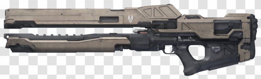 Halo 5: Guardians Trigger 4 Firearm Railgun - Heart - Weapon Transparent PNG