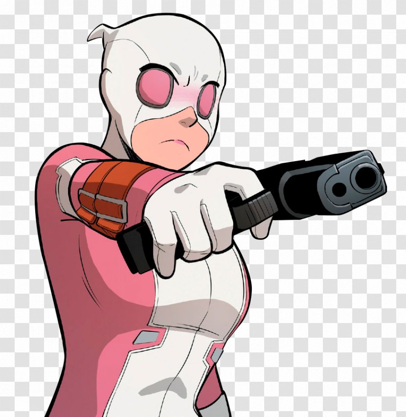 Gwenpool Gwen Stacy Howard The Duck Deadpool Comics - Heart Transparent PNG