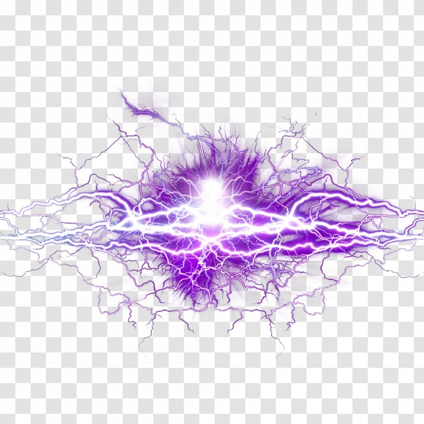 Graphic Design Lightning Wallpaper - Symmetry - Purple Transparent PNG