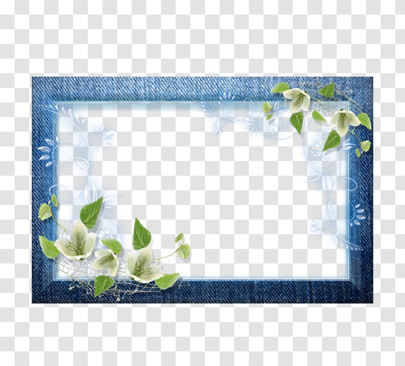 Picture Frame - Lofter - Blue Transparent PNG