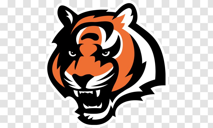 Cincinnati Bengals NFL Chicago Bears Carolina Panthers Pittsburgh Steelers - Tiger Transparent PNG