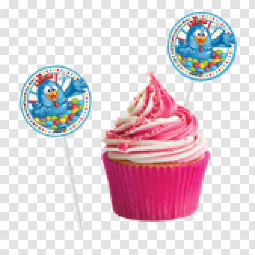 Party Greater Flamingo Cupcake Birthday - Adhesive Transparent PNG
