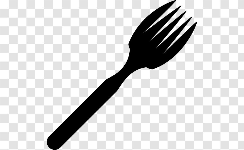 Fork Kitchen Utensil Tool - Silhouette Transparent PNG