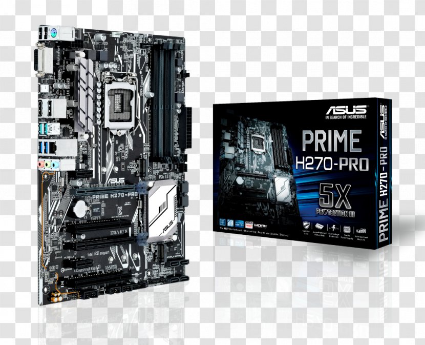 Intel ASUS PRIME Z270M-PLUS Motherboard LGA 1151 ATX Transparent PNG